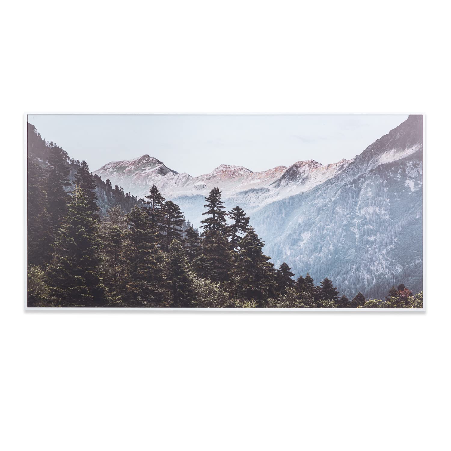 Klarstein Infrarotheizung mit Thermostat, 700W Elektroheizung, Smart Home Bild-Infrarotheizung zur Wandmontage, IR mit IoT/WiFi App-Control, Feuchtraum Flach-Heizkörper, CO2-Freie Wand Heizung