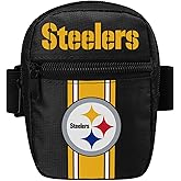 FOCO Pick Your NFL Team Stripe Tumbler/Travel Mug Fanny Pack, Top & Front Zippered Pockets
