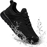 Taquco Slip Resistant Work Shoes for Men Slip On Sneakers Black Non Slip Work Shoes Water Resistant Work Shoe Lightweight Zapatos de Trabajo para Hombres, Black US 6.5-13