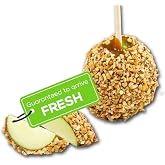 US Sweets Caramel Apple - Caramel Granny Smith Apples Rolled in Peanuts | Delicious Gift | Handmade in Small Batches | Guaranteed to Arrive Fresh