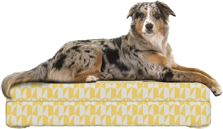 mustard dog bed