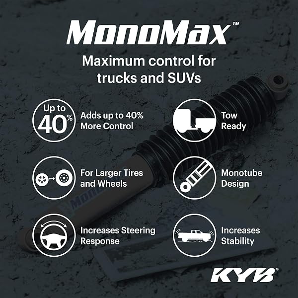 KYB 565066 MONOMAX GAS SHOCK, RED