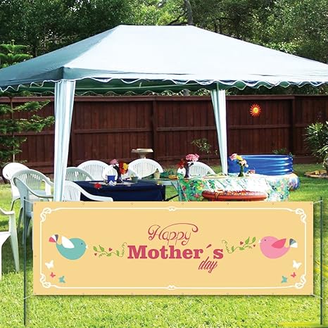 Amazon Com Victorystore Party Banners Happy Mother S Day Vinyl