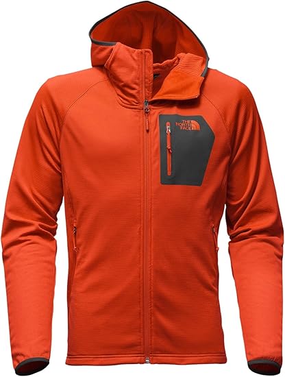polaire orange the north face