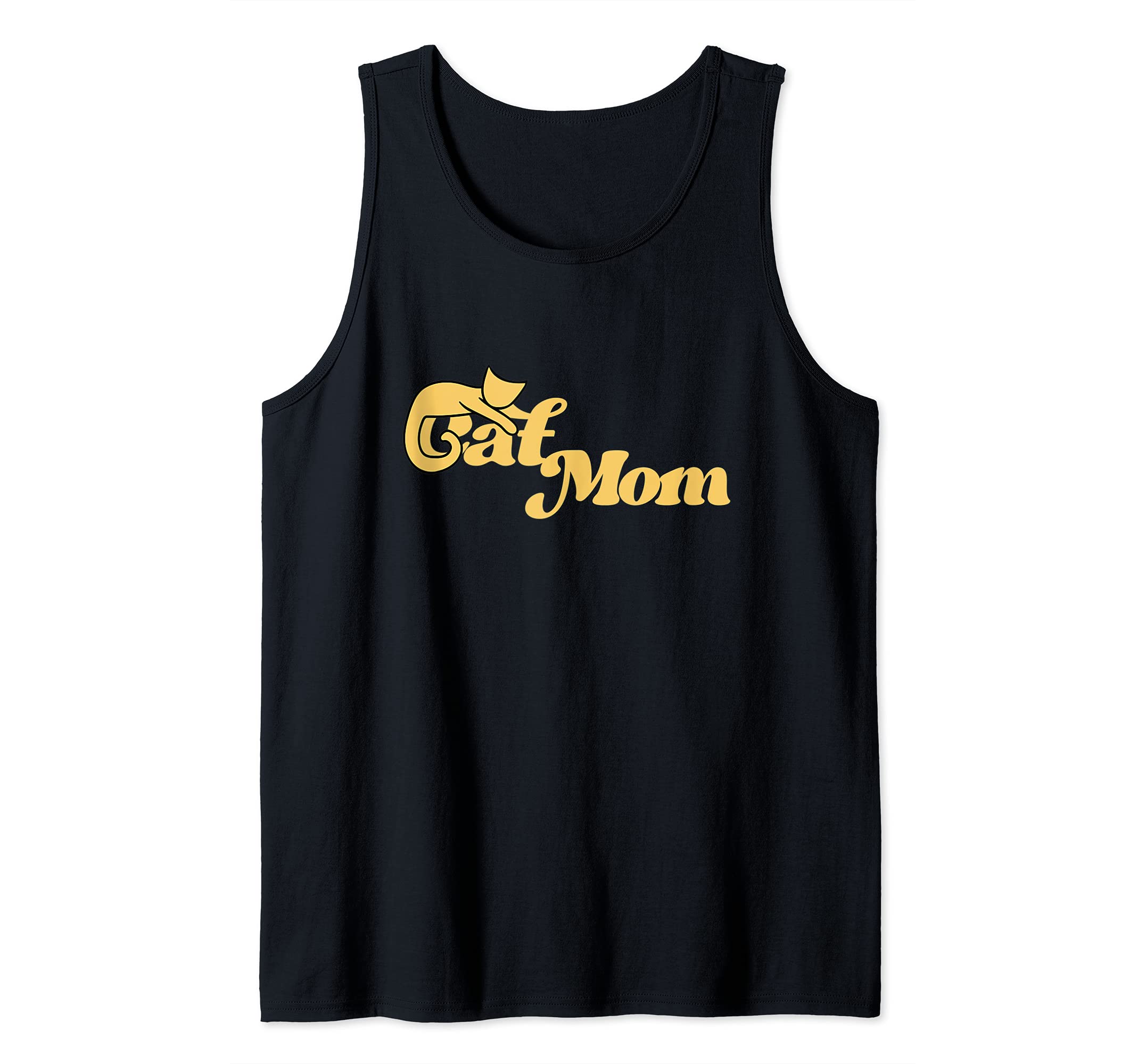 Cat Mom funny cat person design cat people humor Tank Top