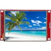 Walfront 3.2in SPI LCD Display Module, 240x320 65K Color Touch Option | ILI9341 Driver, SD Card Expansion, 14-Pin Breakout, 3.3V-5V Input, ARM Sample Code, DIY Electronics Projects