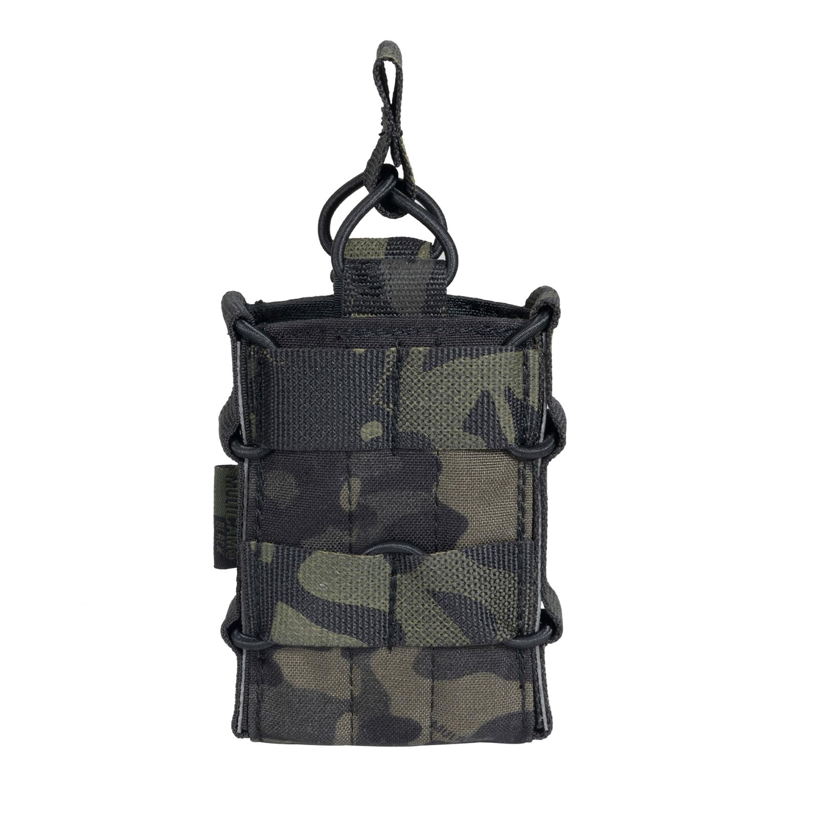 EXCELLENT ELITE SPANKER Tactical M4 Mag Pouch Molle Single/Double Mag Pouch for M4 M14 M16 AR15 G36 Magazine(Single,Multicam Black)