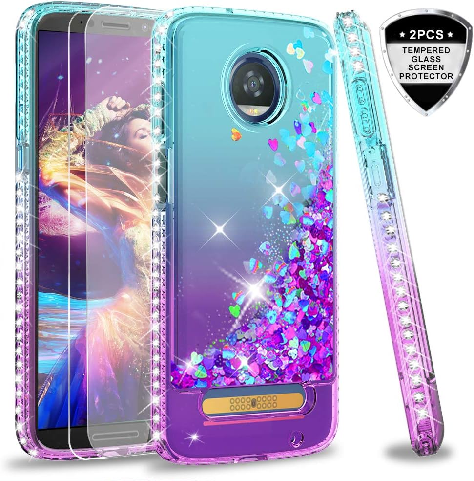 Best Lg G6 Floating Glitter Phone Case
