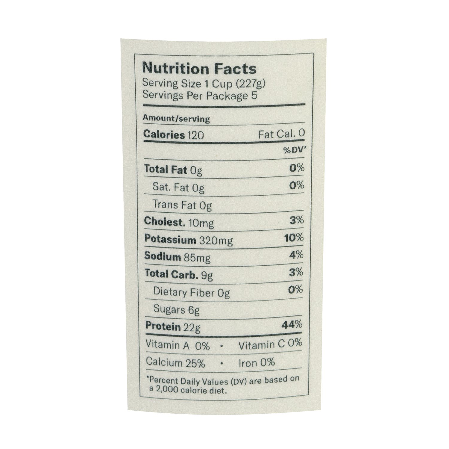 Chobani Plain Greek Yogurt Nutrition Label Label Ideas