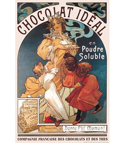 リプロダクトポスター L.VoisinCafés-Chocolats復刻1935 リプロダクトポスター L.VoisinCafés-Chocolats復刻1935