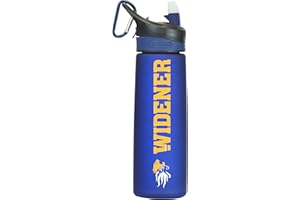 THE FANATIC GROUP Widener University Tritan Plastic Frosted Sport Bottle, Design-1 - Blue