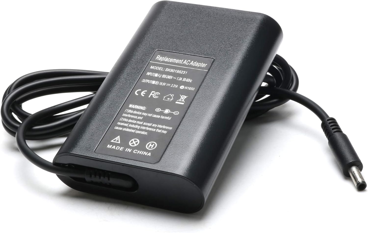 45W Laptop Charger Ac Adapter for Dell Inspiron 13 15 3000 5000 7000 5559 5558 3451 5480 7373 5555 3521 5378 Vostro 3593 Latitude 5480 E5450 XPS 9Q23 9350 Supplied Power Cord with US Standard Plug