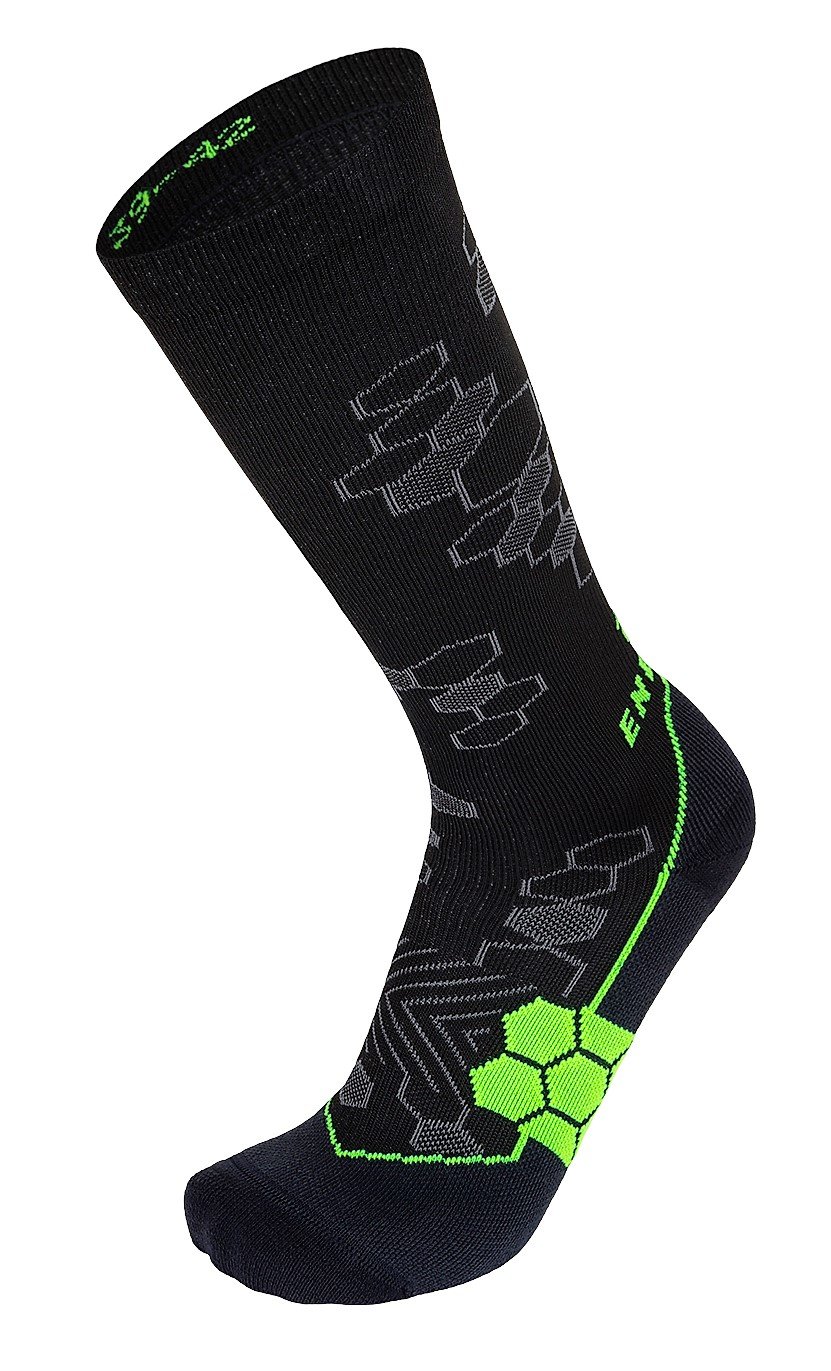 Enertor Energy Compression and Recovery Socks 1x - Reduces Lactic Acid and Cramping, Improved Circulation and Muscle Recovery - For Training and Competition