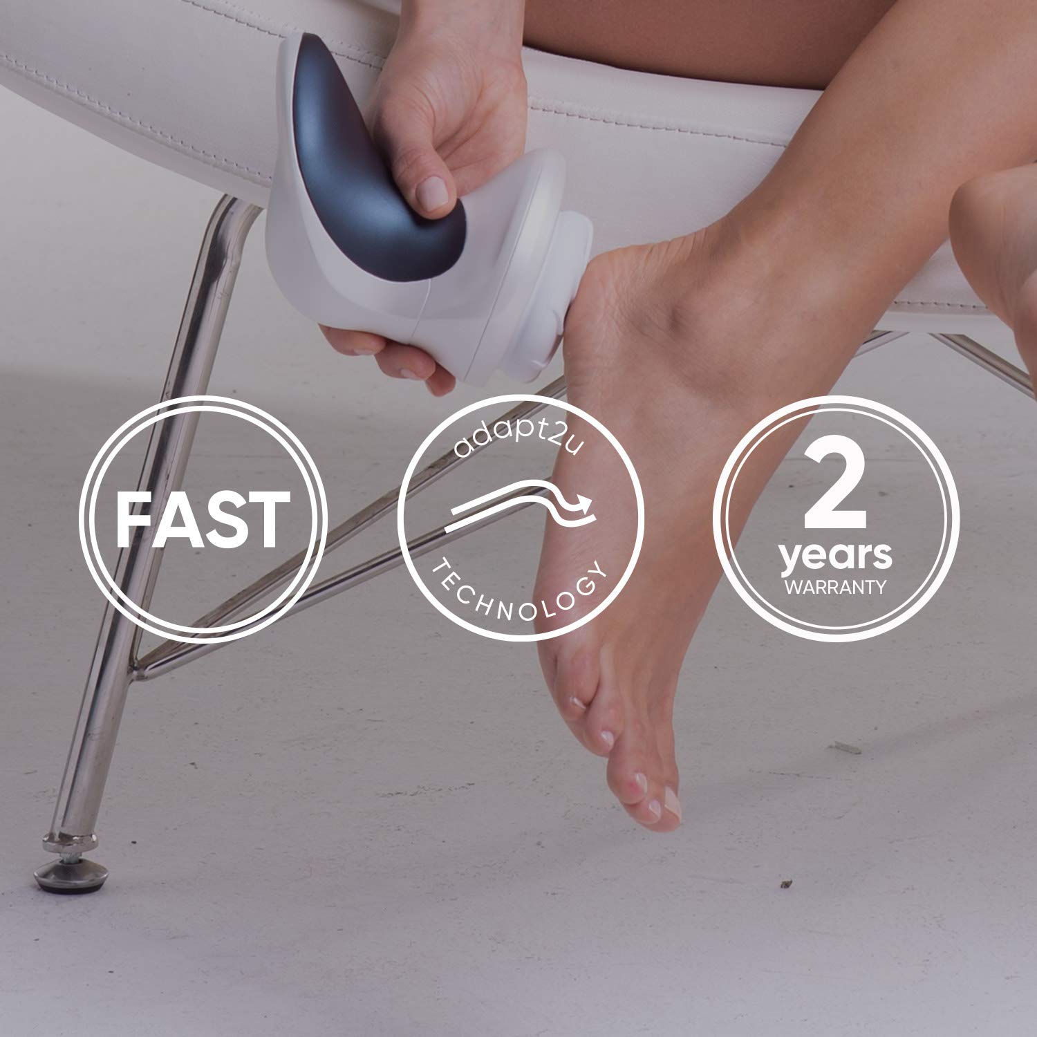 Sensimatch- Sensica\'s Portable Body Peeling And Pedicure Electronic Machine For A Rejuvenated Tighten Skin. Sensimatch Is A Great Callus For Feet, Legs Hands, Ankle, Heels, Back, Neck, Shoulders