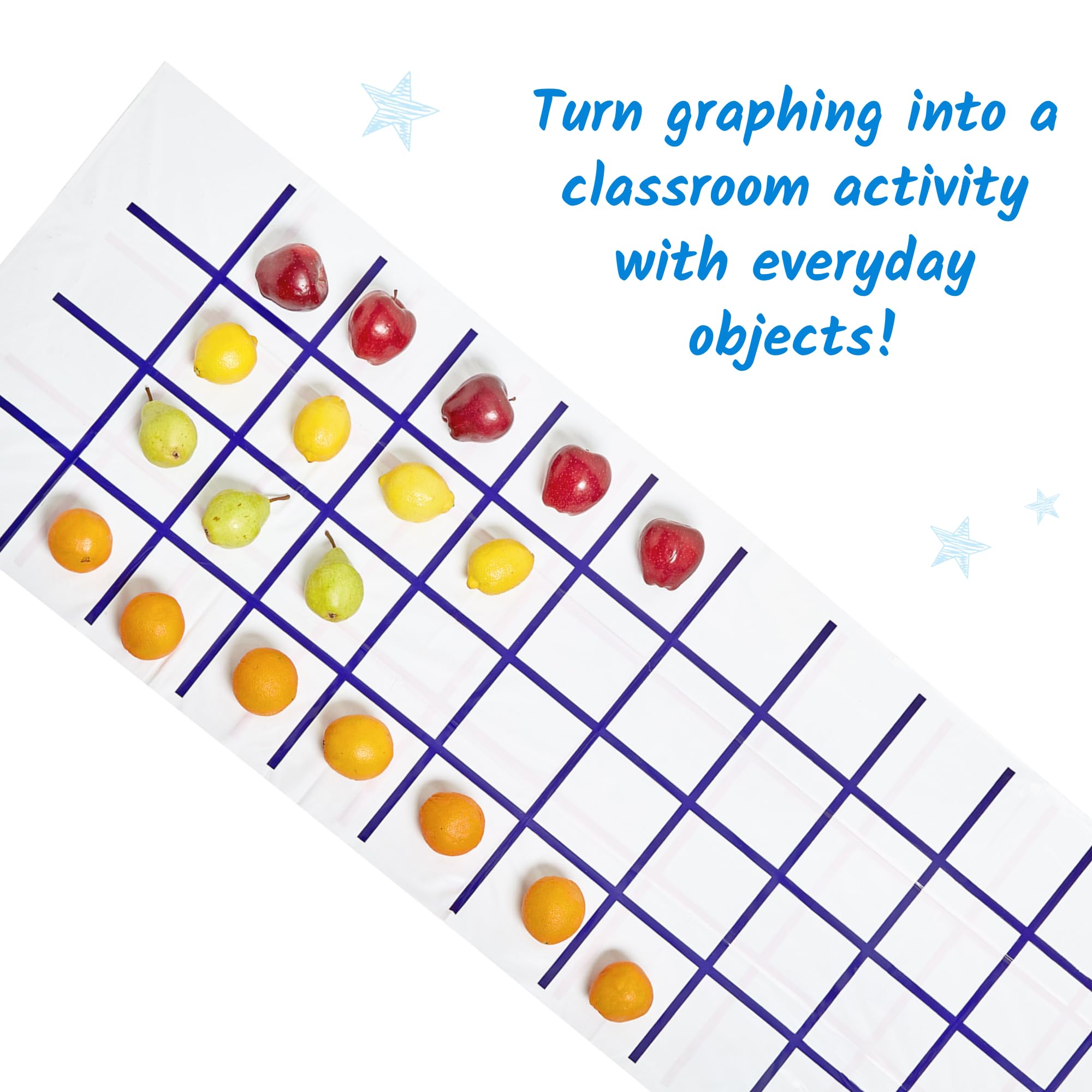 Mua hand2mind Double Sided Graphing Mat, 24” x 72” Vinyl Grid Mat ...