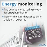 Shelly EM Wi-Fi Energy Meter and Contactor Control Relay Switch, Power view 3