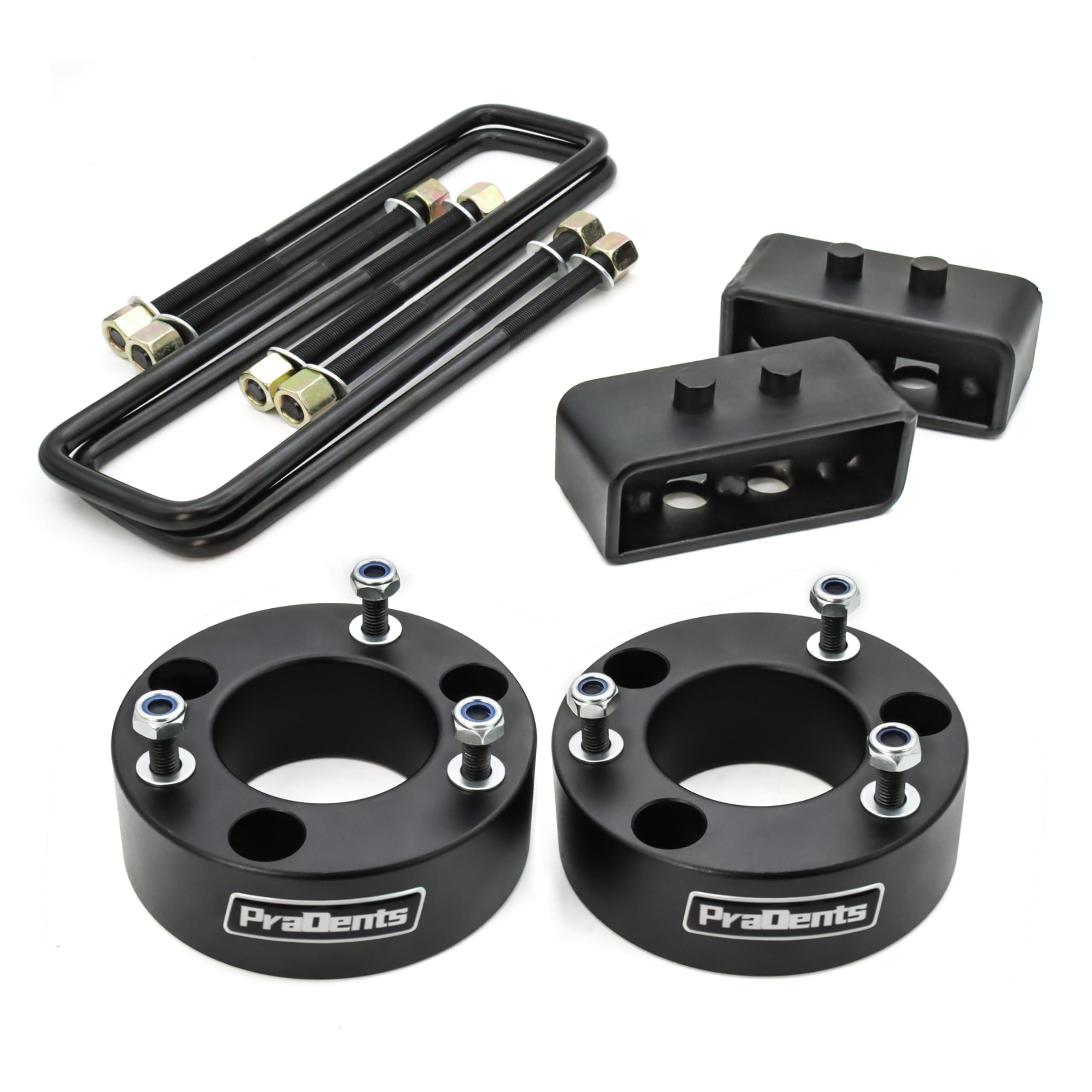 Photo 1 of 3" Front and 2" Rear Leveling Lift Kit for 2004-2020 Ford F150, 3 Inch Front and 2 Inch Rear Strut Spacer Suspension Lift Kits Lift Spacers
