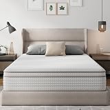 Novilla 14 Inch Twin Mattress in a Box, Hypoallergenic & Back Pain Relief, Hybrid Twin Mattresses with Smarts Coils, Fiberglass Free CertiPUR-US Certified Colchones No Box Spring Needed