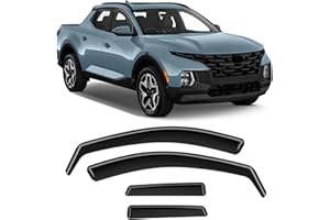 GEARMEISTER Durable Rain Guards Fit for Santa Cruz 2022 2023 2024, in-Channel Window Deflectors, Vent Window Visors, Vent Deflector, Sun Visors, Cruz Rain Guard 4 pcs