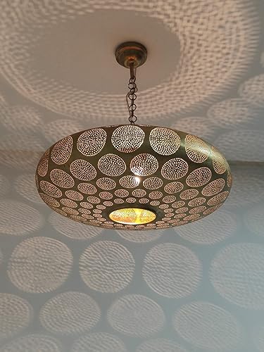 Pendant light, brass pendant light, Moroccan Brass Pendant Light