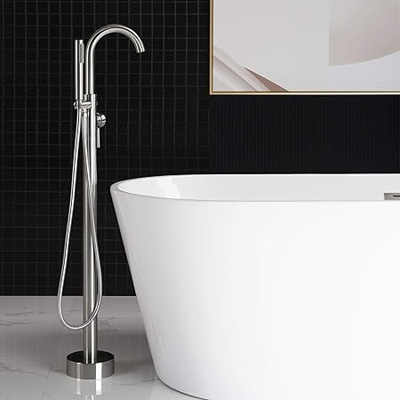 Woodbridge B Bathtub Faucet F 0001 Brushed Nickel Amazon Com