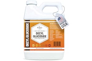 33RD PARALLEL SOAP CO. Decyl Glucoside Liquid Surfactant (16 oz) – Naturally Plant Derived – for DIY Skin Care – Use in Facial Cleansers, Body Washes, Shower Gels, Foaming Soaps, Shampoos, Baby Products | 16 Ounces