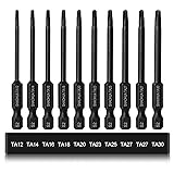 S2 Steel Triangle Drill Bit Set - 10 Pcs, Sizes