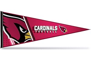 Rico Industries NFL Football Arizona Cardinals Primary 12" x 30" Felt Wall Décor Pennant - Great for Home/Bed Room/Man Cave D