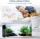 AQQA Internal Aquarium Filter 800L/h 9W Aeration Rainfall Up to 250L view 4
