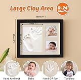 PewinGo Baby Footprint Handprint Clay Kit Black Frame view 5