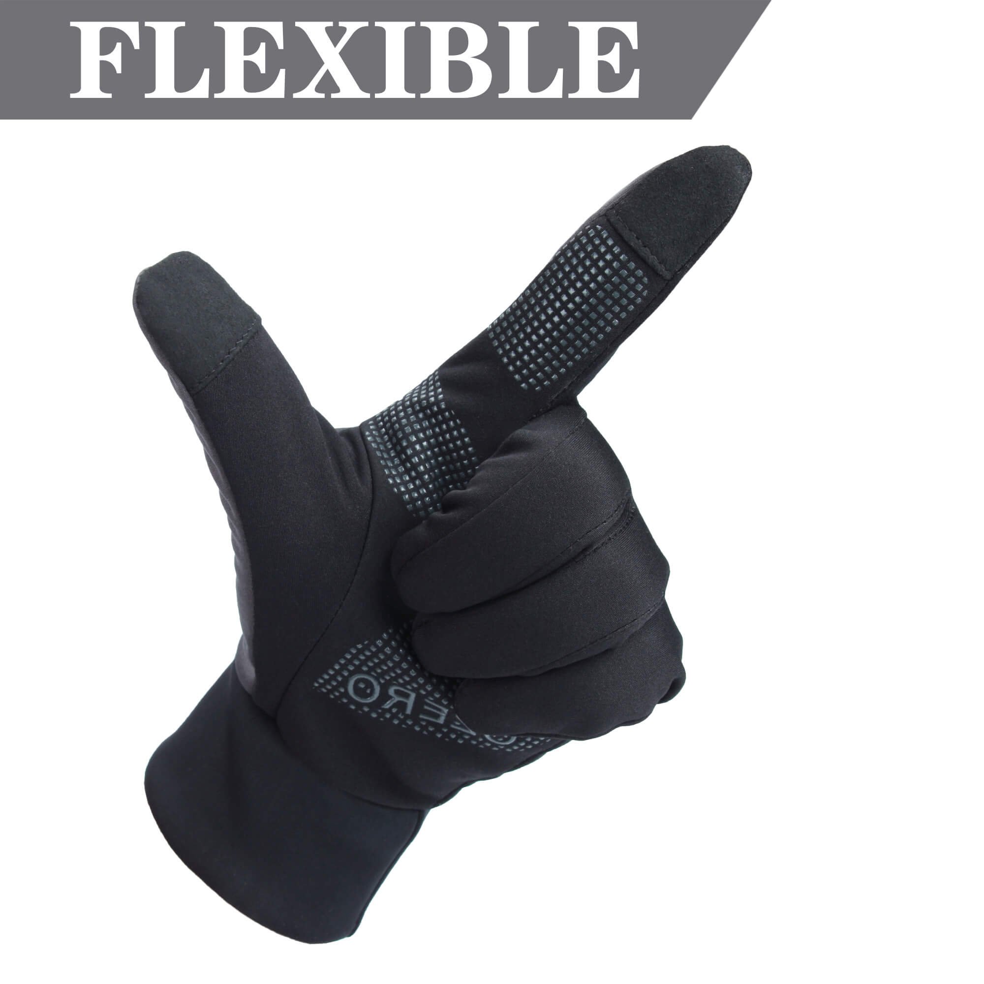 Hiking Gloves OZERO Touch Screen Gloves For Men, Cold Weather