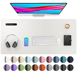 Leather Desk Pad Protector,Mouse Pad,Office Desk