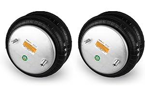 2 PCS TORQUE Double Convoluted Air Spring Bag Replacement For Firestone 7410, W01-358-7410, Freightliner 16-11378-000 (2 x TR7410_01_)