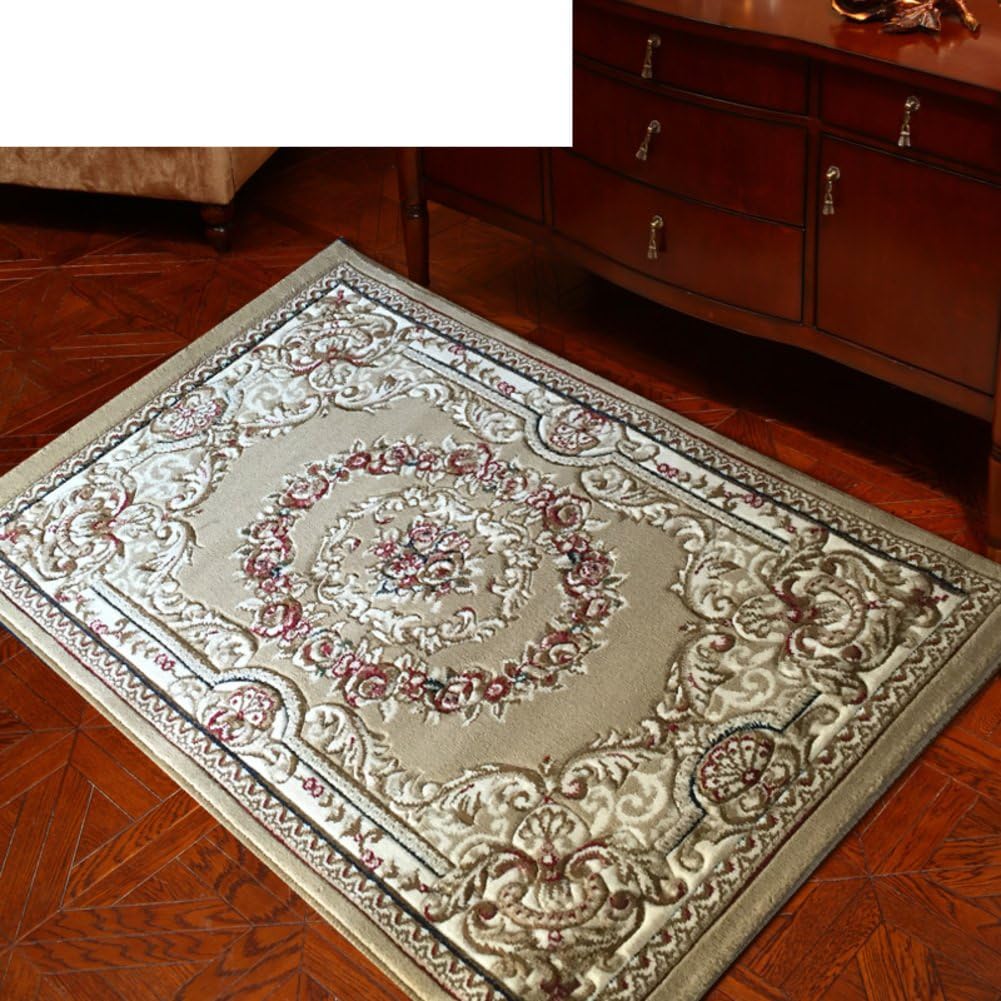 RUHHDFGSDJCFJXF Indoor Mats/Living Room,European Style,Rural,Bedroom,Bedside Mats/Dressing Room Floor Mats/Locker Room Floor Mats-C 80x120cm(31x47inch)