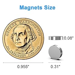 Refrigerator Magnets, Caturledas 250 Pack 8x2mm
