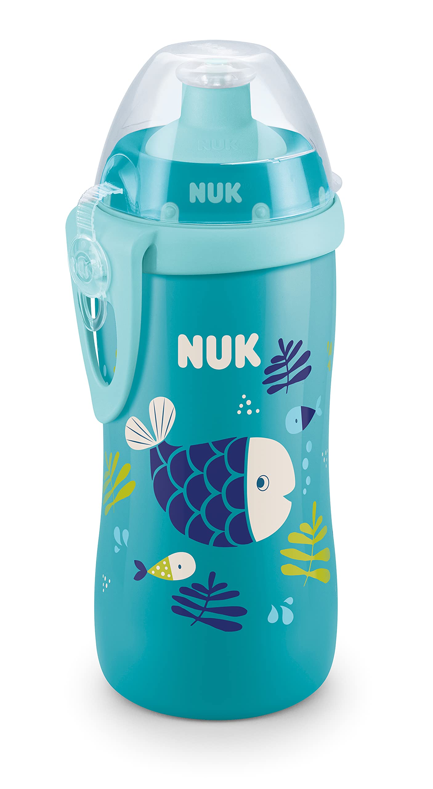 NUK First Choice+ Latex Replacement Teats | 6-18 Months with Medium Feed Hole | 2 Count