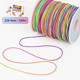 Tenn Well Stretchy Elastic String 1mm x 100m Multicolor Beading Cord view 4