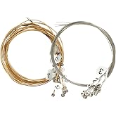 Bonsicoky Harp Strings, Set of 24 | Replacement, Replacement, Metal StringMetal String