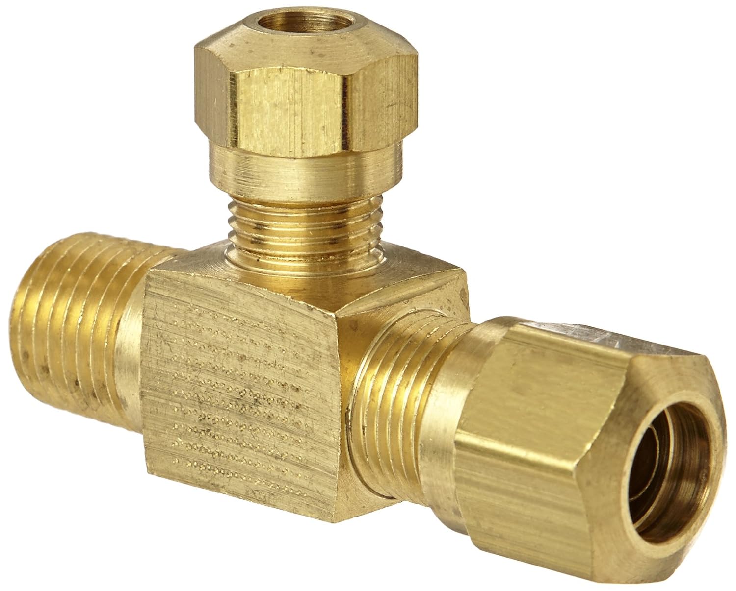 Eaton Weatherhead 1471X6X4X4 Air Brake Tubing Male Run Tee, 3/8X1/4