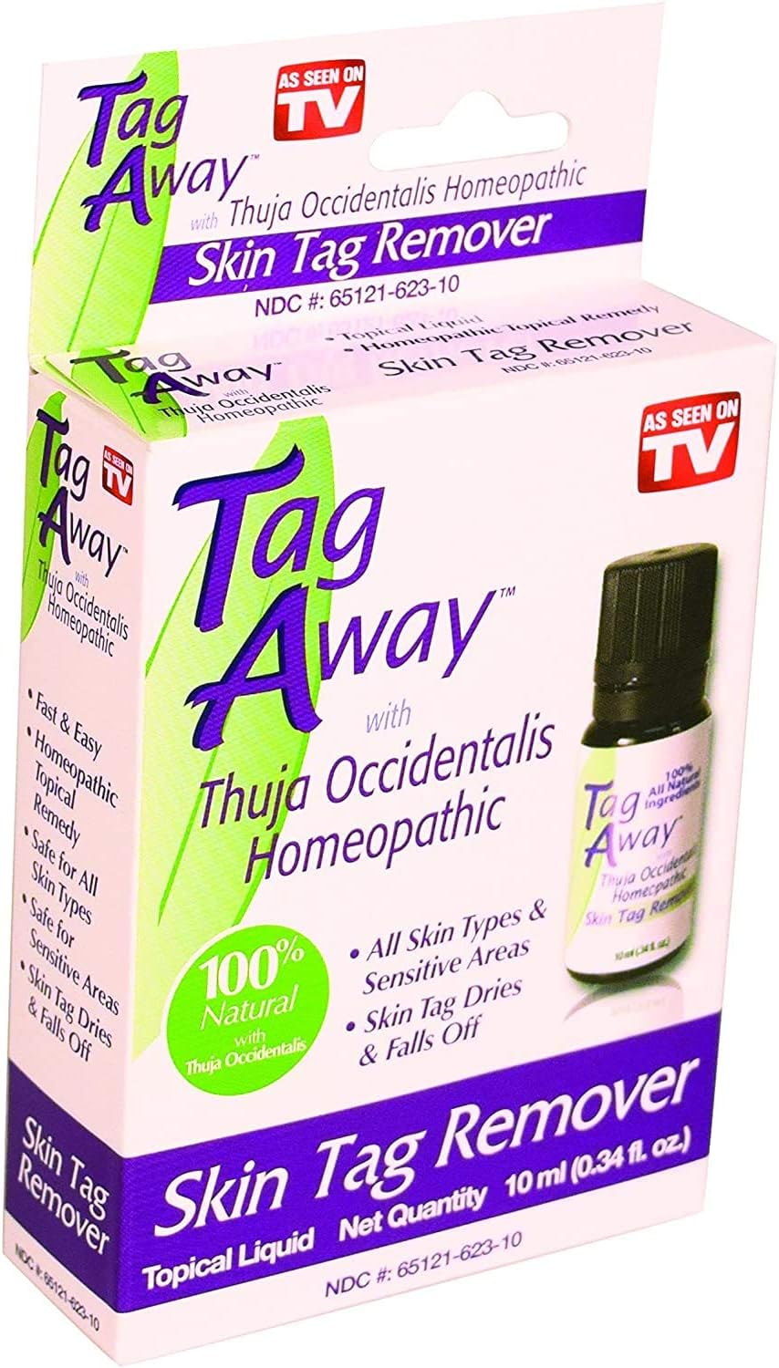 Tag Away Skin Tag Remover | Fast Acting Homeopath Topical Remedy | for All Skin Types: Health & Personal Care