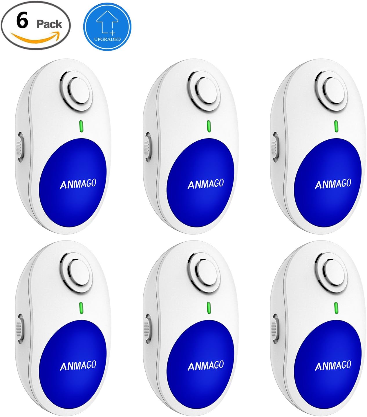 S SAVHOME Ultrasonic Pest Repeller & Mouse Repellent, Pest Repellent & Mosquito Repellent in Pest Control, Insect Repellent & Bug Repellent for Ant,Mice,Rat,Roach,Fly,Flea,Spider,Bedbug (6 Packs)
