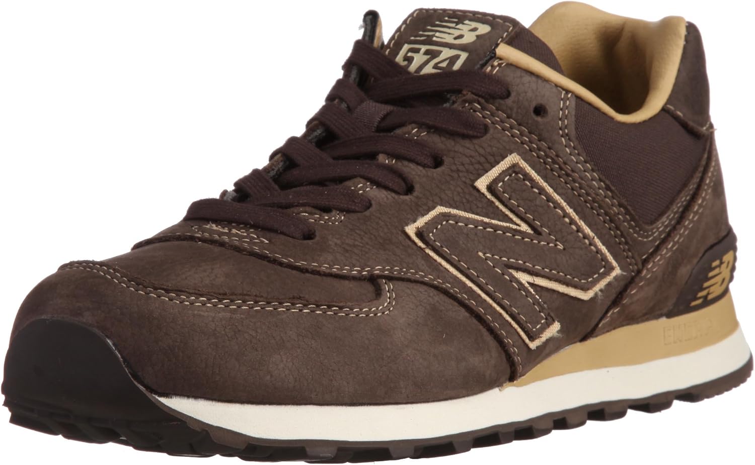 Amazon ニューバランス Nb Ml574 Ml574 Nb Ml574lbt レザーブラウン 7 New Balance ニューバランス シューズ バッグ