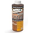 SamaN Interior Water Based Wood Stain - Natural Stain for Furniture, Moldings, Wood Paneling, Cabinets (Antique Walnut TEW-212-12, 12 oz)
