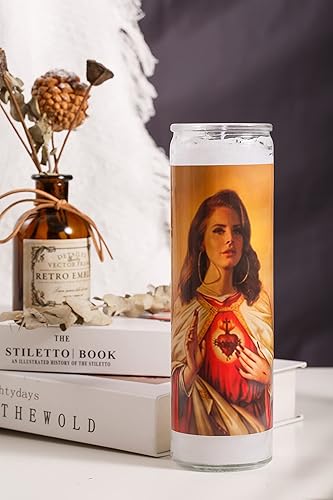 Lana Del Rey Candle Lana Del Rey Merch, Funny Saint Votive, Pop