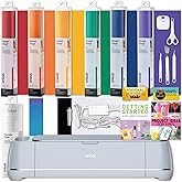 Cricut Maker 3 Machine Bundle Basic Tool Kit Transfer Tape Smart Rainbow Vinyl DIY Matless Cutting 10X Force 2X Faster Compat