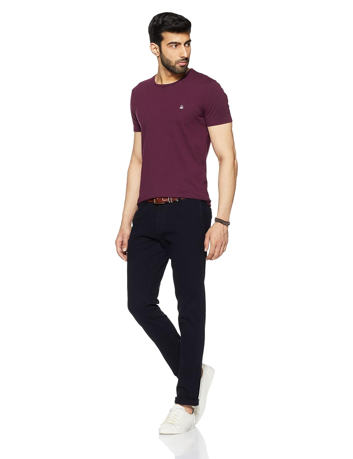 diverse mens slim fit casual trousers