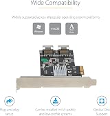 StarTech 8 Port SATA PCIe Card PCIe x4 Gen 2 6Gbps Quad Controllers view 5