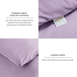 CozyLux Lavender Purple Comforter Set King Size, 3