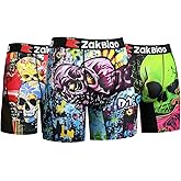ZAKBIAO Mens Pouch Boxer Briefs Big and Tall Moisture Wicking Long Leg Underwear 3 Pack