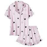 Umeyda Girls Satin Silky Collar V Neck Ruffle Short